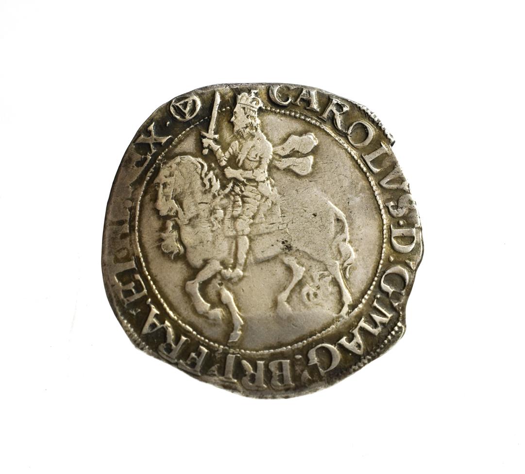 Charles I, Hammered Halfcrown, Tower Mint under the king, mm. triangle in circle, group IV, fourth