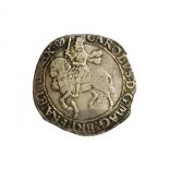 Charles I, Hammered Halfcrown, Tower Mint under the king, mm. triangle in circle, group IV, fourth