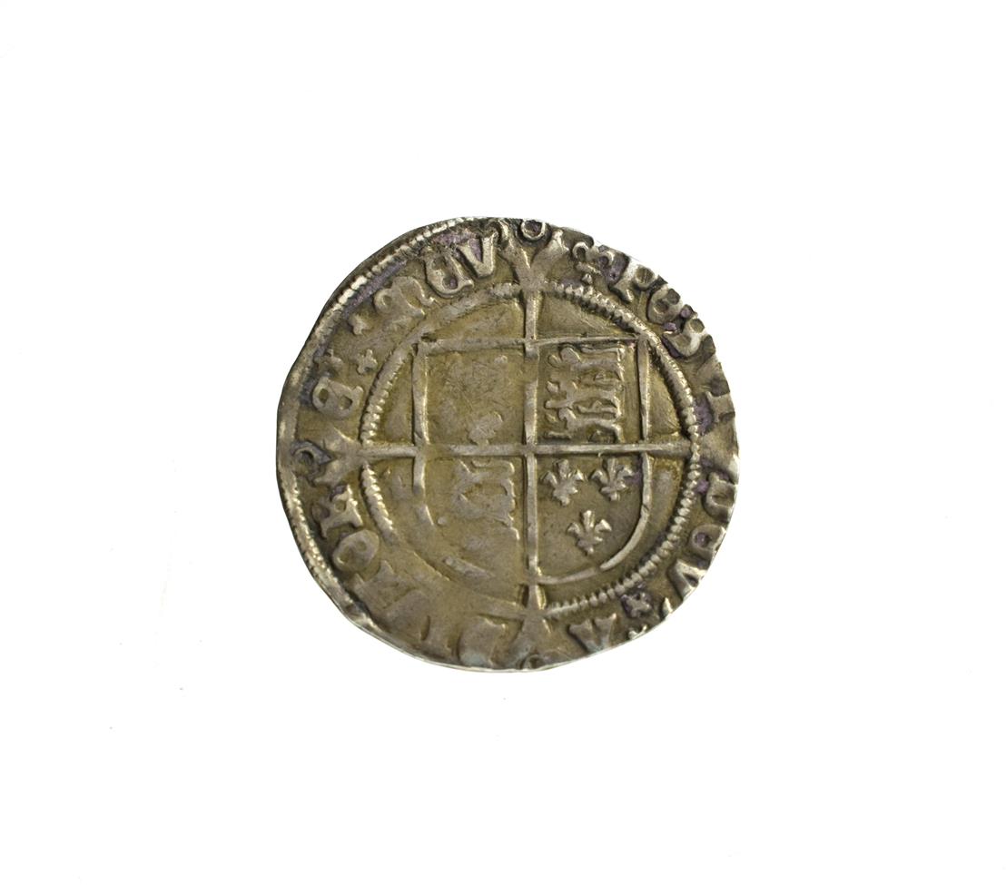 Henry VIII, Groat, third coinage debased silver, Tower Mint, first bust, mm. lis, obv. HENRIC 8 D - Image 2 of 2