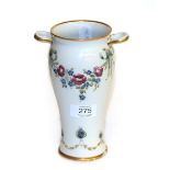 A James Macintyre William Moorcroft twin-handled vase (chipped footrim)