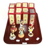 Fourteen Royal Doulton Bunnykins, eight boxed