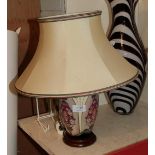 Moorcroft lamp and shade