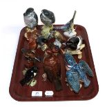 Collection of twelve Beswick birds