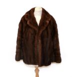 National Fur Company Brown Mink Jacket