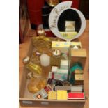 Nina Ricci pedestal dressing table mirror, L'air du Temps factices, boxed scent, Laura Biagiotti,