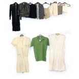 Assorted Circa 1920's Sporting or Casual Clothing, including a green short sleeve Aertex; Uwin