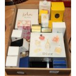 Cased Christian Dior scents, assorted Dior scents including J'adore, Dolce Vita, Higher Energy;