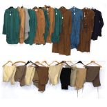 Assorted Mid 20th Century Breeches and Work Smocks, including A & J Lambert Edinburgh dated 18.10.37
