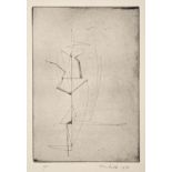 John Wells (1907-2000) Untitled Signed and dated 1950, numbered 8/25, etching, 22.5cm by 15cm See