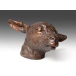 Sally Arnup FRBS, ARCA (1930-2015) ''Newborn Lamb Head'' Signed and numbered II/X, bronze, 6.5cm