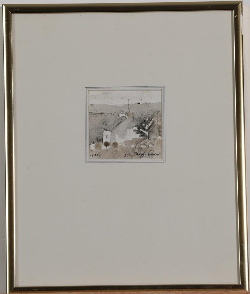 John Knapp-Fisher RCA (1931-2015) ''House on Vachelich Moor'' Signed and dated 1980, inscribed - Image 3 of 3