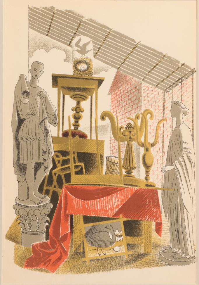 Eric Ravilious (1903-1942) ''Wedding Cakes'' Lithograph from the 1938 ''High Street'' series - Image 3 of 4