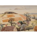 Edith Lawrence (1890-1973) ''Glen Lyon'' Signed and inscribed, watercolour, together with three