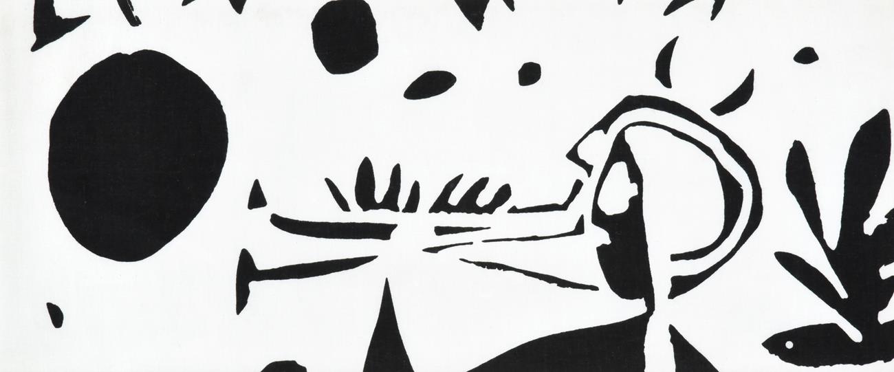 Pablo Picasso (1881-1973) Spanish ''Musical Faun'' (1963) Bloomcraft Fabrics, USA Screen printed