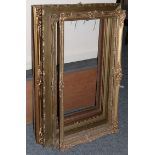 Five gilt and gesso picture frames