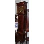 A late oak thirty hour longcase clock signed T. Travis 18th century