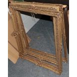 Four gilt and gesso picture frames