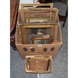 19th Century and later gilt and gesso rectangular picture frames of assorted sizes (17)
