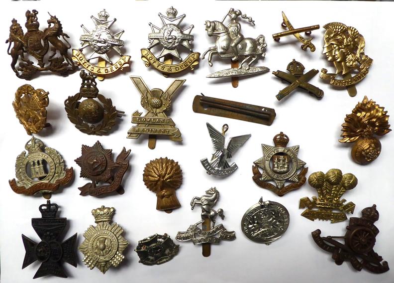 A Collection of Approximately Eighty British Badges, including cap and collar badges, glengarry - Image 4 of 6