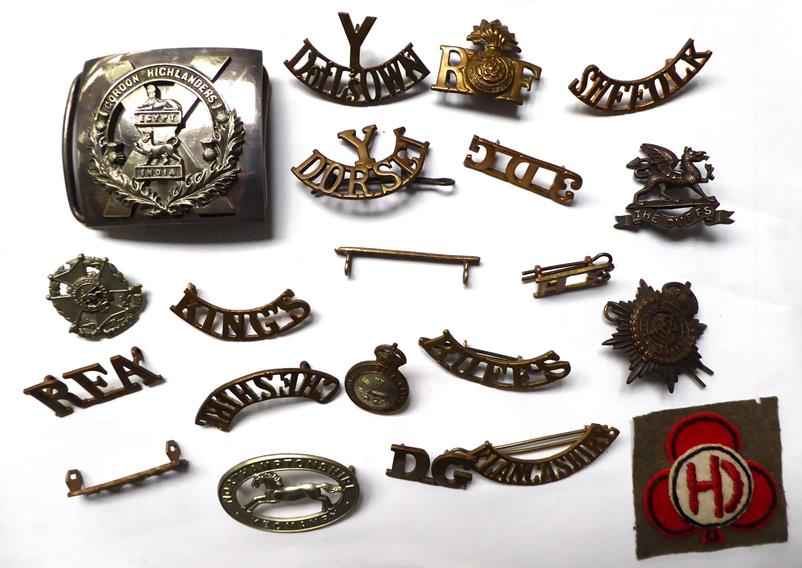 A Collection of Approximately Eighty British Badges, including cap and collar badges, glengarry - Image 6 of 6