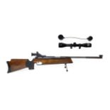 PURCHASER MUST BE 18 YEARS OF AGE OR OVER A Feinwerkbau 300S .177 Calibre Target Air Rifle, numbered