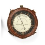 A First World War French Aircraft Altimeter by L.Hatot, the 9cm blackened revolving outer dial