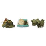 A Set of Falklands War NATO Cold Weather Clothing, comprising a camouflage parka with wire hood, a