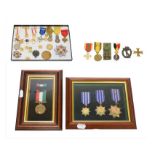 A Collection of Foreign Medals, including Belgian Second World War Commemorative Medal 1940-45,