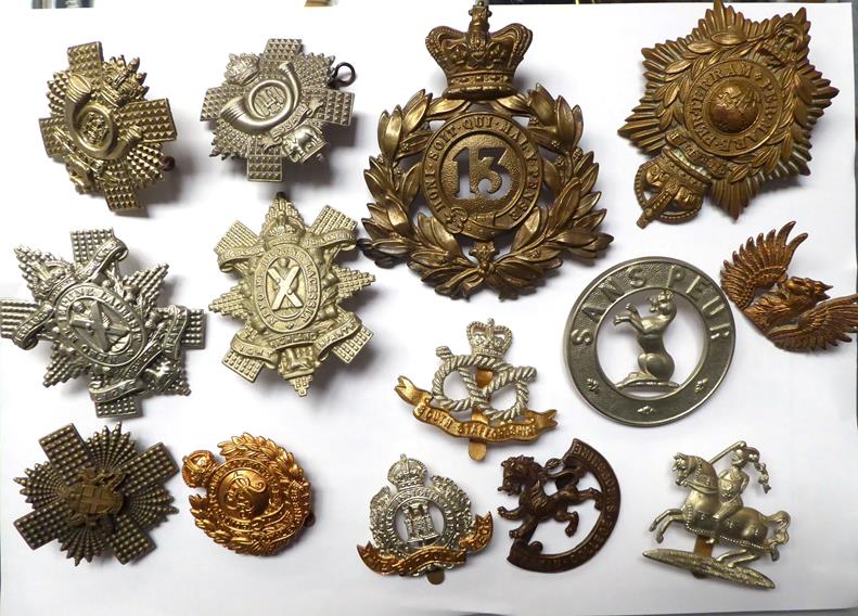 A Collection of Approximately Eighty British Badges, including cap and collar badges, glengarry - Image 3 of 6