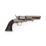 A London Pistol Company Six Shot Single Action Percussion Revolver, the 10cm octagonal steel