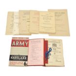 A Collection of Second World War Military Instruction Manuals, comprising a book - Leaders of