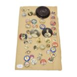 A Collection of Forty Four Late 19th/20th Century Royal Commemorative Celluloid Button Badges,