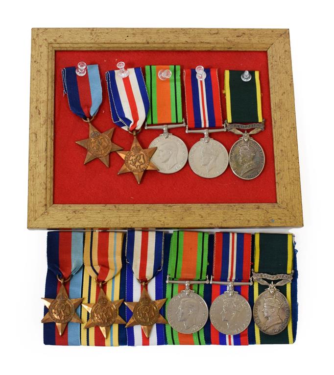 A Second World War Group of Five Medals, comprising a 1939-45 Star, France and Germany Star, Defence