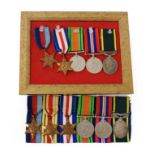 A Second World War Group of Five Medals, comprising a 1939-45 Star, France and Germany Star, Defence