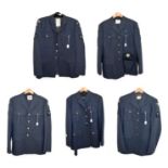 Three Elizabeth II RAF No.1 Dress Uniforms, each comprising jacket and trousers, the jackets with