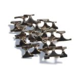 A Scandinavian brooch, of modern design, stamped 'A Fausing', 'Denmark', '925 STERLING', 4.2cm by