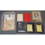 A quantity of stamps including sheet stamps, presentation packs, empty stock book, two ring