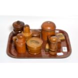 A collection of assorted Mauchline ware