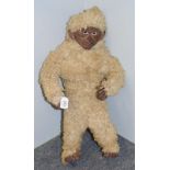 Leather mounted monkey with fur