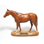 A Beswick connoisseur figure titled ''Grundy Racehorse of the Year 1975''