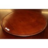 A Victorian mahogany lazy Susan