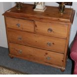 Victorian pine chest of drawers