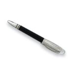 A Montblanc Starwalker Roller-Pen, Numbered KU1680331, the black resin body and the white metal
