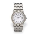 A Stainless Steel Calendar Centre Seconds Wristwatch, signed Rotary, model: Montreux, ref: 10549,