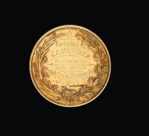 A Victorian Gold Medal, Maker's Mark JM, Possibly for Joseph Moore, Birmingham, 1900, 15ct, Supplied