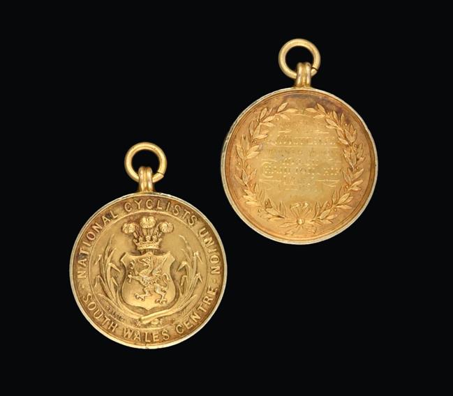 Two Victorian Gold Medals, Makers Mark Poorly Struck, Probably by Daniel George Collins, Birmingham,