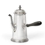 A Victorian Silver Coffee-Pot, by Richard Martin and Ebenezer Hall, Sheffield, 1890, in the George I