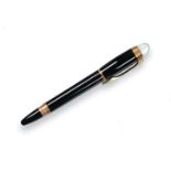 A Montblanc Starwalker Fountain-Pen, Numbered MBBC5HDL1, the black resin body with gilt mounts,