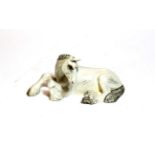 Beswick shire horse (lying), dapple grey gloss