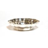 An Elizabeth II silver bowl, by Barker Ellis Silver Co., Birmingham, 1969, shaped circular 15.5cm